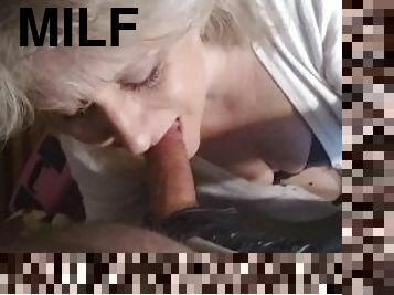 QUEENMILF STILL LOVES SUCKING COCK AT 55