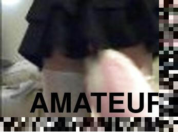 amatör, anal, tonåring, leksak, söt, rumpa-butt, petit, ensam