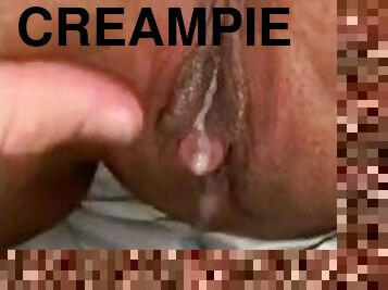 Sexy big booty creampie huge load