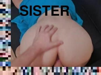 I fucked my stepsister on all fours while she played video games