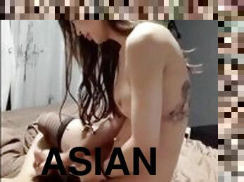 asiatisk, masturbation, anal, avsugning, tonåring, hardcore, ladyboy, knullande, söt, vacker-pretty