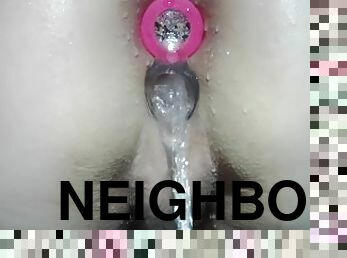 Neighbor pisses in my wife’s pussy.