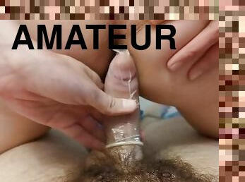 orgasme, amateur, anal, jouet, double, point-de-vue, réalité, pénétrante, dure