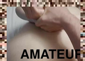 rumpe, doggy, amatør, anal, leke, fransk, par, dobbel, pov, penetrering