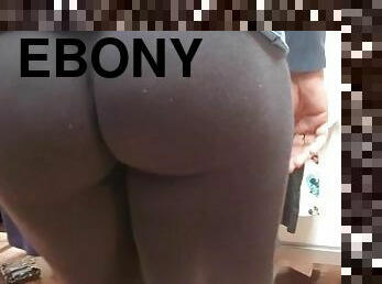 чорношкіра-ebony, камера, вуайєрист, зад, точка-зору, дупа-butt, бездоганна