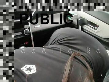 asia, umum, amatir, blowjob-seks-dengan-mengisap-penis, mobil, tertangkap, filipina