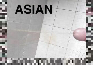 asiatisk, bading, ekstrem, svær, pissing, amatør, stor-pikk, japansk, hentai, dusj