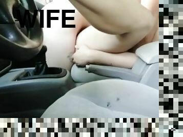 adulterio, preñada, público, esposa, amateur, regordeta, regordeta-chubby, coche, follando-fucking, cornudo