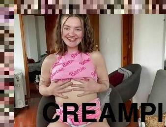 rumpe, store-pupper, babes, creampie, cum, spansk