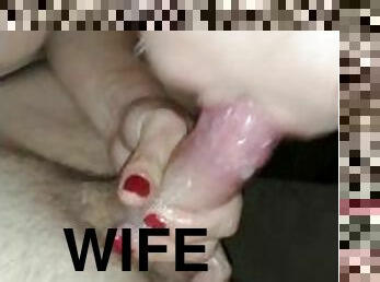 My wife suck and swallow