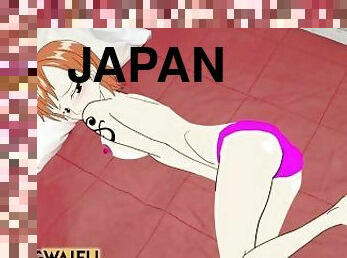 masturbavimasis, japonai, užpakaliukas, anime, hentai