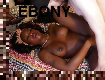 Ebony Beauty Casting For White Dick