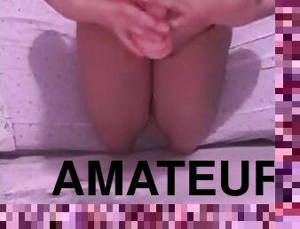 masturbation, amatör, tonåring, leksak, hemmagjord, rödhårig, pov, dildo, perfekt, petit