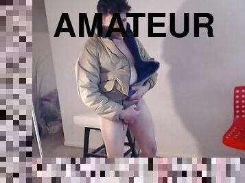 masturbation, gammal, amatör, smutsig, sprut, kåt, tight, äldre, rumpa-butt, ensam