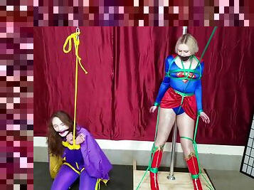 Batgirl And Supergirl Bondage