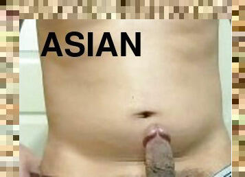 asiatisk, amatør, homofil, handjob