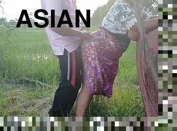 Big Tits Asian Outdoor 3