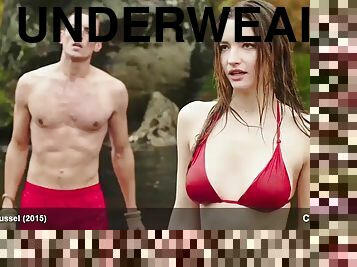 Talulah Riley exposed in her underwear