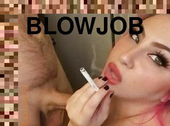 SMOKING BLOWJOB