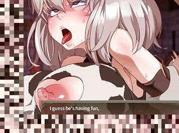 Hentai Game-Branded Azel Part 5 Fuck and Lactate like a Horny Cow
