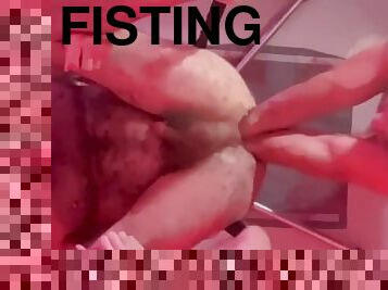 extremo, fisting, anal, duplo, musculado, áspero