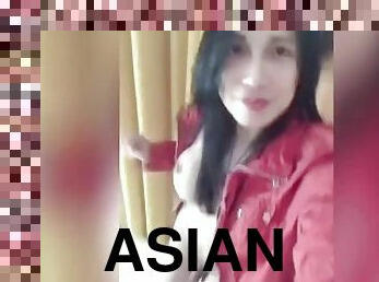 The dancing sexy ladyboy & play her 7 inch cock in the balcony [Trans Anairb]