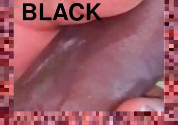 Big Black TEEN Dick nutting????