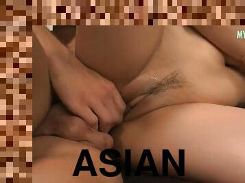 asiatisk, doggy, orgasme, fest, pussy, anal, interracial, milf, mamma, japansk