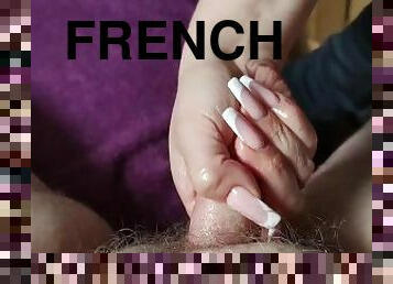 feit, cumshot, handjob, fransk, bbw, lubben, fetisj, pikk