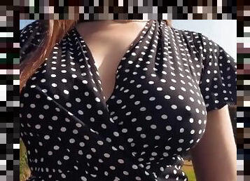 Boobwalk: Polka Dot Dress