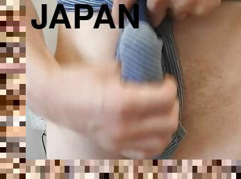 asiático, bañando, amateur, chorro-de-corrida, gay, japonés, paja, bragas, corrida, fetichista