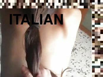 røv, amatør, anal, teenager, synsvinkel, italiensk, hårdhændet