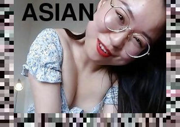 Horny Asian Girlfriend Chinese Camgirl YimingCuriosity masturbate with you -Dirtytalk Eyecontact POV