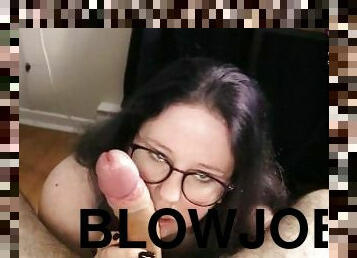 POV Blowjob and tits cumshot