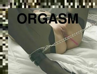 orgasme, pussy, leke, bdsm, bound, cum