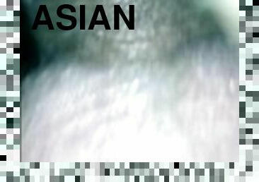 asiatisk, fitta-pussy, amatör, gigantisk-kuk, hardcore, creampie, fetisch, bollar, vått, kuk