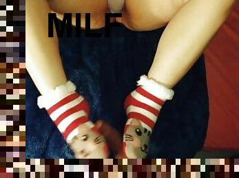 Curious Nymphet latina milf socks Black cock footjob pussy licking hairy pussy eating