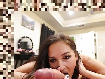 Skinny Girl Gets Caught Maturating And Is Made To Suck A Big Dick