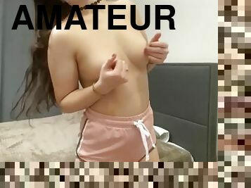 masturbaatio, orgasmi, pillu-pussy, amatööri, typykät, teini, sormettaminen, 18-v, söpö, pikkuinen