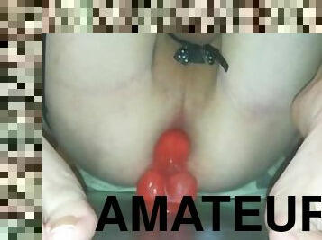 amador, anal, brinquedo, gay, pés, dildo, fetiche, sozinho