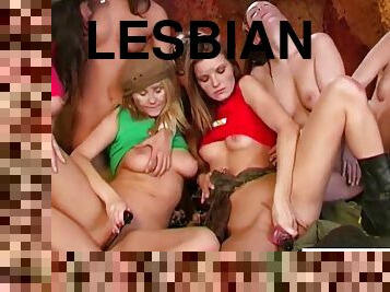 Lesbian Army Invasion