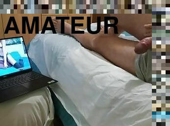 Cumming (Almost) Hands Free Watching A Masturbation Video from TeenyGinger