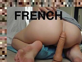 Anal - French Girl Fucks Her Ass From Behind