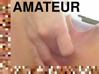 röv, flaska, masturbation, fitta-pussy, amatör, anal, leksak, ensam, införande