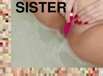 banyo-yapma, mastürbasyon-masturbation, amcık-pussy, amatör, üstüneyüzüne-boşalma, oyuncak, mastürbasyon, kız-kardeş, tek-kişilik, islak