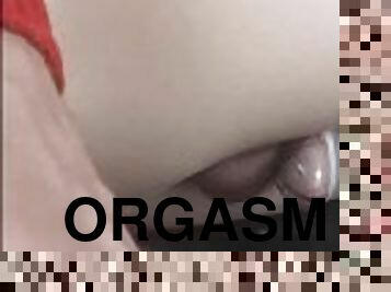 orgasme, shemale, amatør, anal, transeksuell, ladyboy, cum, dildo, erting