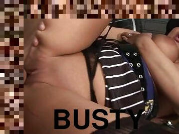 Busty Latina Officer Deep throats A White Dick And Gets Fucked Hard