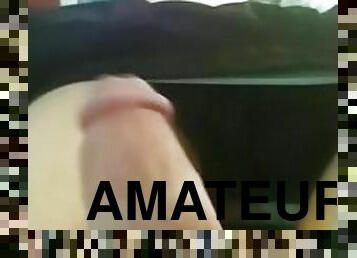 masturbation, amatör, cumshot, gigantisk-kuk, kåt, ensam, kuk