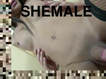 Freaky bisexual entrepreneur Mike found shemale love