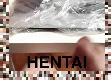 onani, amatør, cum, hentai, fetisj, alene, pikk